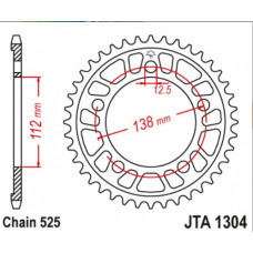JT Звезда цепного привода JTA1303.41BLK