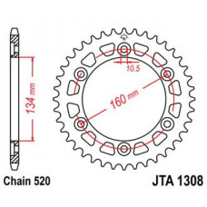 JT Звезда цепного привода JTA1308.40BLK