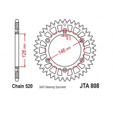 JT Звезда цепного привода JTA808.48