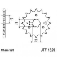 JT Звезда цепного привода JTF1325.11