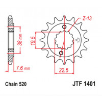 JT Звезда цепного привода JTF1401.15