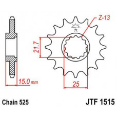 JT Звезда цепного привода JTF1515.14