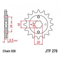 JT Звезда цепного привода JTF270.15