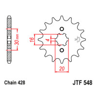 JT Звезда цепного привода JTF548.14
