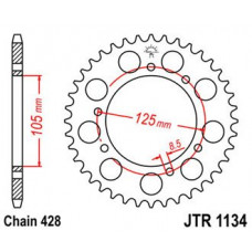 JT Звезда цепного привода JTR1134.50