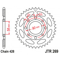 JT Звезда цепного привода JTR269.39