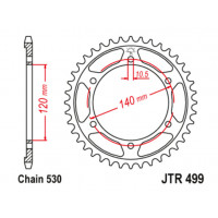 JT Звезда цепного привода JTR499.39