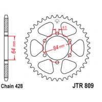 JT Звезда цепного привода JTR809.44