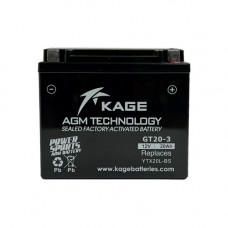 KAGE Аккумулятор YTX20L-BS, GYZ20HL, GYZ20L, YTX20HL-BS KAGE Аккумулятор YTX20L-BS, GYZ20HL, GYZ20L, YTX20HL-BS