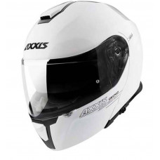 AXXIS FU403 SV Gecko SV Solid Gloss Pearl White шлем модуляр белый