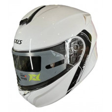 AXXIS FU406 Storm SV Solid Gloss Pearl White шлем белый