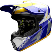 AXXIS MX803 Wolf Bandit Matt Yellow шлем кроссовый эндуро желтый матовый