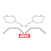 GIVI TE2122 Крепление для боковых сумок с системой EASYLOCK для Yamaha MT-09 Tracer (2015-2017) 