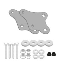 GIVI TNH1201KIT - переходник для установки верхних защитных дуг TNH1201 на Honda XL750 Transalp (2023–2025) GIVI TNH1201KIT - переходник для установки верхних защитных дуг TNH1201 на Honda XL750 Transalp (2023–2025)