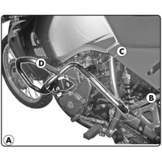 GIVI TN421 - защитные дуги для мотоцикла KAWASAKI KLR 650 Enduro (2007-2021) GIVI TN421 - защитные дуги для мотоцикла KAWASAKI KLR 650 Enduro (2007-2021)
