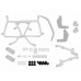 GIVI PLX2159 Крепление боковых кофров системы PL ONE-FIT с технологией MONOKEY TECH 3 для Yamaha Tracer 9 / Tracer 9 GT / Tracer 9 GT+ (2021-2024)