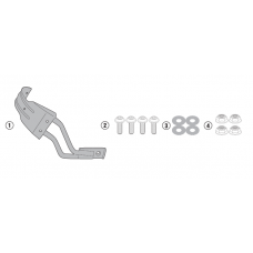 GIVI RM1171KIT - крепежный комплект для установки брызговика-хагера GIVI RM02 на мотоциклы HONDA GIVI RM1171KIT - крепежный комплект для установки брызговика-хагера GIVI RM02 на мотоциклы HONDA