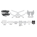 GIVI TR1208 быстросъёмный крепёж REMOVE-X для мягких боковых сумок на мотоциклы HONDA