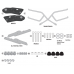 GIVI TR4118 - быстросъемный крепеж системы REMOVE-X для установки мягких боковых сумок на мотоциклы KAWASAKI Z900 (2020–2025).