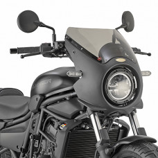 GIVI A802 - тонированное ветровое стекло для мотоцикла KAWASAKI Eliminator 500 (2024-2025) GIVI A802 - тонированное ветровое стекло для мотоцикла KAWASAKI Eliminator 500 (2024-2025)