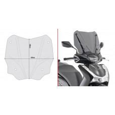 GIVI D1181S - дымчатое ветровое стекло для скутеров HONDA SH 350 (2021-2025) и HONDA SH 125/150 (2020–2025)