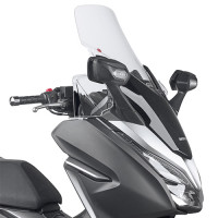 GIVI DF1166 - пара защитных прозрачных дефлекторов для рук с крепежным комплектом для скутеров