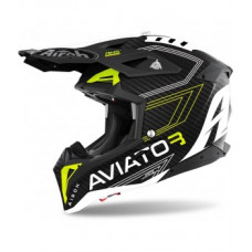Шлем кроссовый Airoh Aviator 3 Primal 3K Carbon