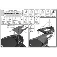 GIVI Крепеж центрального кофра Yamaha Majesty 400 (04-14)