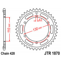 JT Звезда цепного привода JTR1870.44