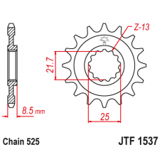 JT Звезда цепного привода JTF1537.14