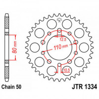 JT Звезда цепного привода JTR1334.36