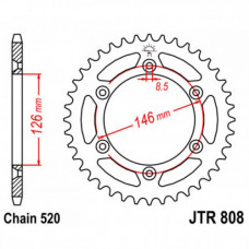 JT Звезда цепного привода JTR808.43