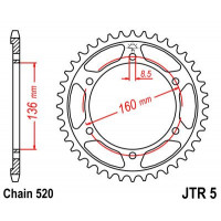 JT Звезда цепного привода JTR5.45