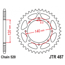 JT Звезда цепного привода JTR487.38