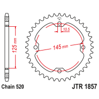 JT Звезда цепного привода JTR1857.42