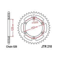 JT Звезда цепного привода JTR210.46