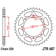 JT Звезда цепного привода JTR487.46