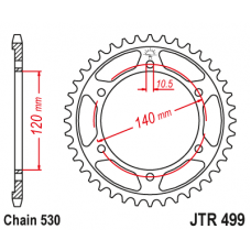 JT Звезда цепного привода JTR499.46