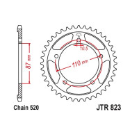 JT Звезда цепного привода JTR823.46