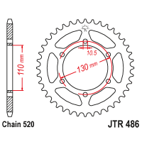 JT Звезда цепного привода JTR486.42