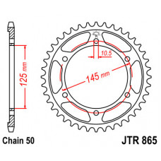 JT Звезда цепного привода JTR865.39
