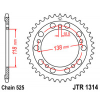 JT Звезда цепного привода JTR1314.39