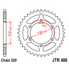 JT Звезда цепного привода JTR486.41