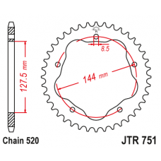 JT Звезда цепного привода JTR751.43