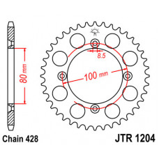 JT Звезда цепного привода JTR1204.50