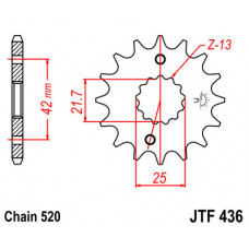 JT Звезда цепного привода JTF436.14