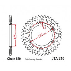 JT Звезда цепного привода JTA210.52