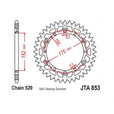 JT Звезда цепного привода JTA853.50