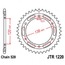 JT Звезда цепного привода JTR1220.36