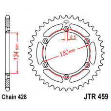 JT Звезда цепного привода JTR459.52